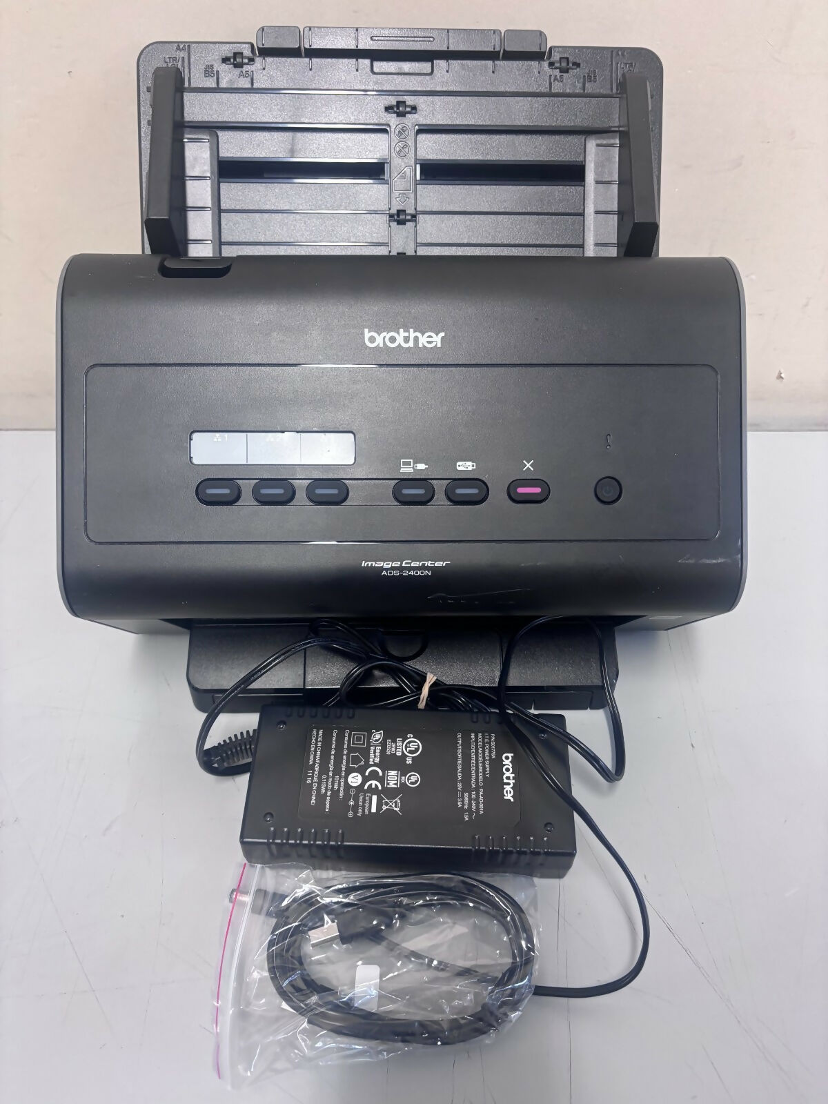 BROTHER Imagecenter ADS-2400n Color Document Scanner - complete