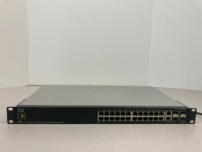 Cisco SF500-24P 24-Port PoE Fast Ethernet Smart Switch SFP Rackmount
