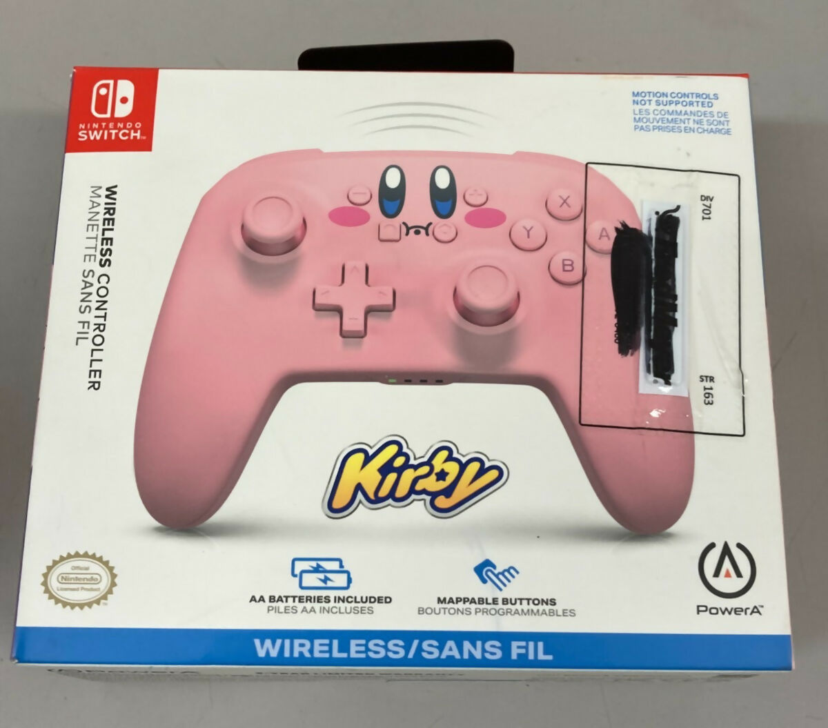 Nintendo Switch Wireless Controller Pink Kirby Rare Collectible Mint