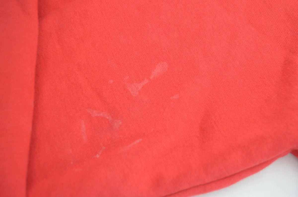 Disneyland Resort Mickey Mouse Red Hoodie Embroidered Mickey And Logo Size M
