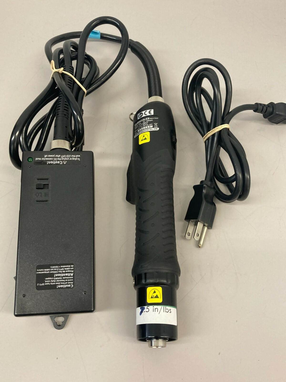 SUMAKE EA-BN412L C6 Industrial Electric Torque Screwdriver w AC ADAPTER Nice
