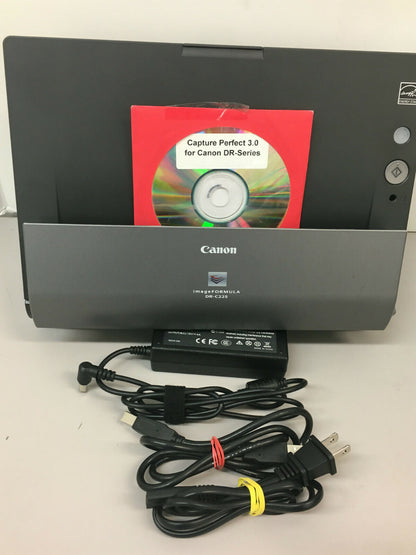 CANON imageFormula DR-C225 USB Document Scanner M111241 Complete