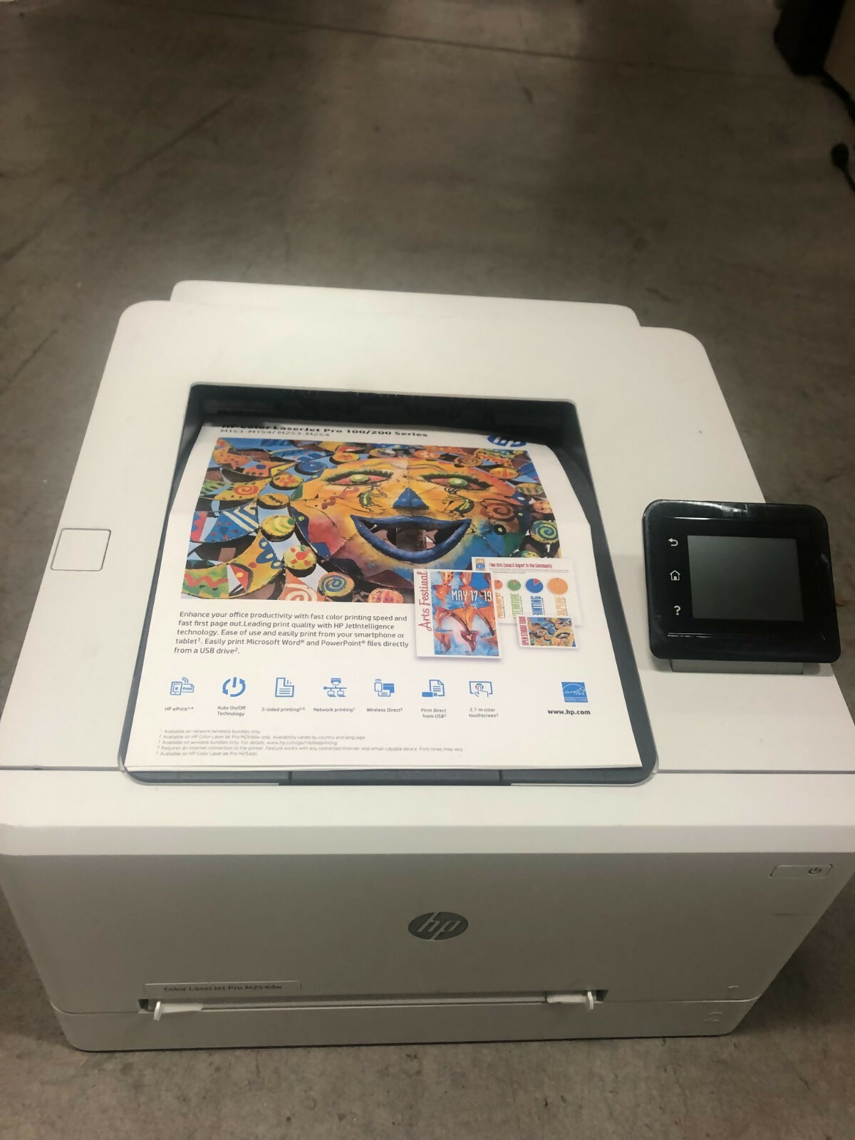 HP Color LaserJet Pro M254DW Wireless Duplex Laser Printer only 17k pages