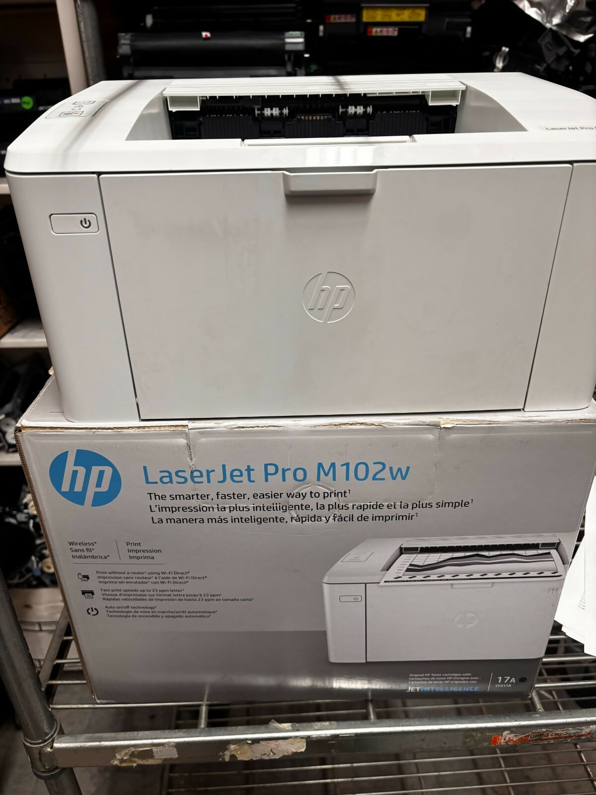 HP LaserJet Pro M102w compact Laser Printer in Box - G3Q35A