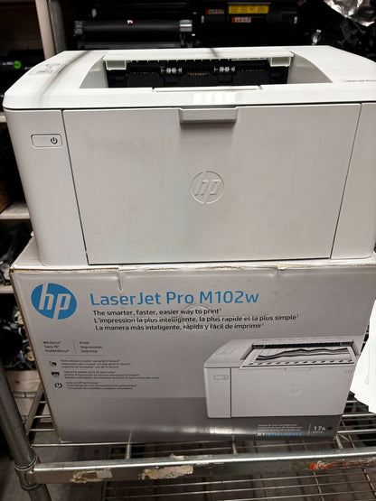 HP LaserJet Pro M102w compact Laser Printer in Box - G3Q35A