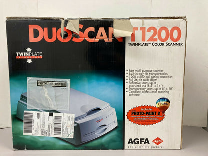 AGFA DuoScan Twinplate Color Scanner T1200