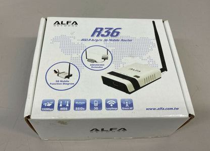 ALFA Network R36 802 11 b g n 3G Mobile Router NEW