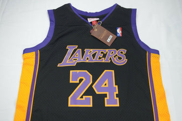 Kobe Byant 24 LA Lakers Purple Jersey Icon Edition Size Large L