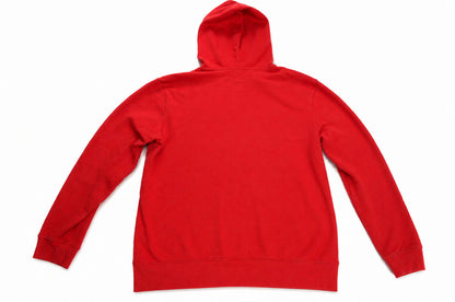 Gap Womens Red Fleece Tracksuit Set Hoodie Pants Size M Logo Pullover