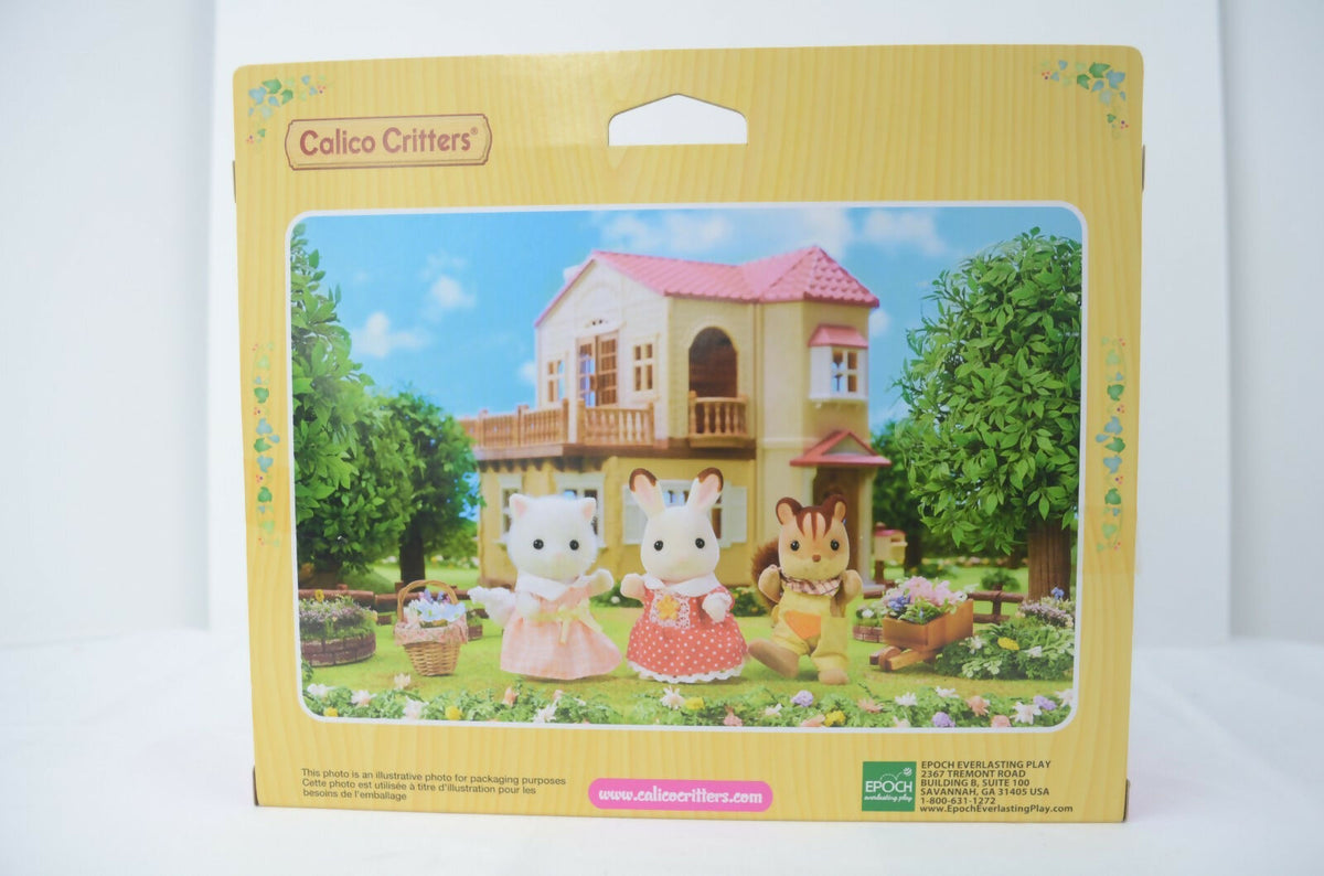 Authentic Sylvanian Calico Critters Hedgehog Family Set Figures - Brand New