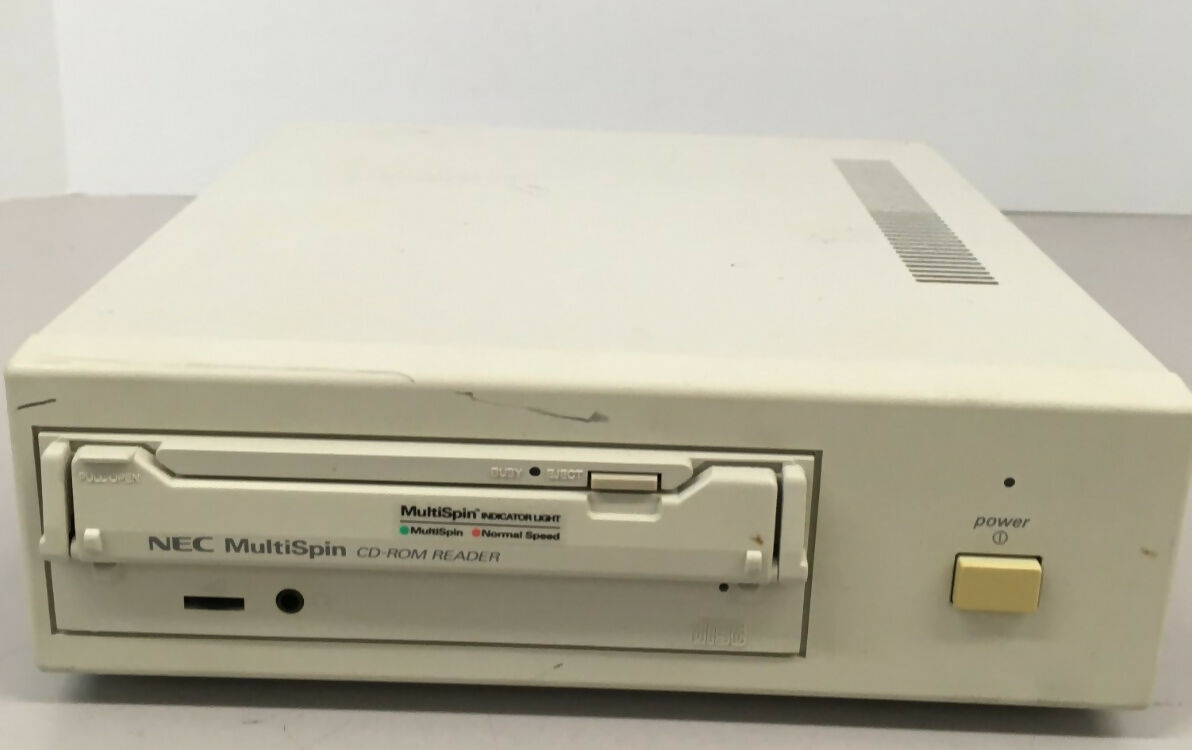 NEC Multispin CD-ROM READER CDR-74-1 With I O Bus Ports Power Tested