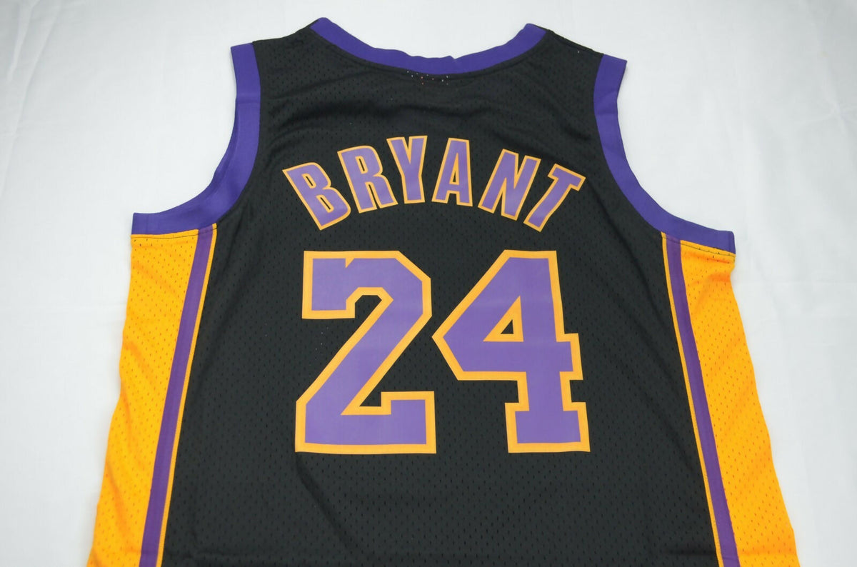 Kobe Byant 24 LA Lakers Purple Jersey Icon Edition Size Large L
