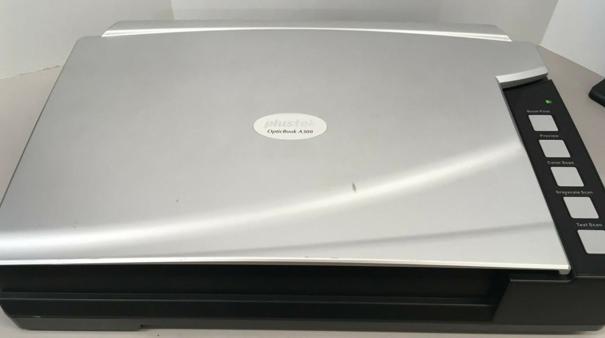 Plustek OpticBook A300 Large Format Book Scanner WORKS