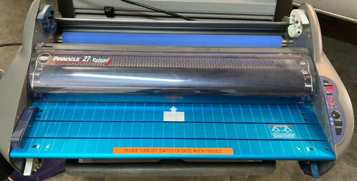 GBC Pinnacle 27 EZLoad Thermal Roll Laminator 27 Maximum Width 8-10 min Warm-up
