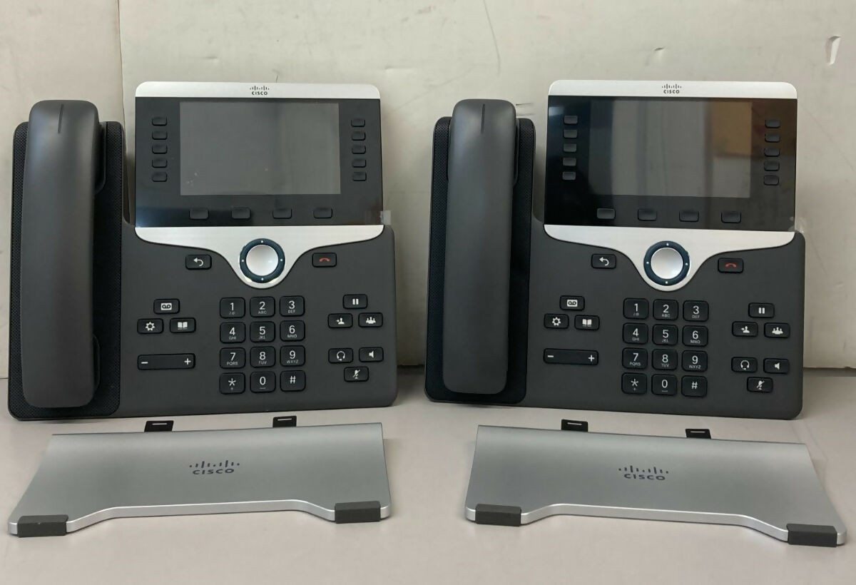 Lot of 2 CISCO IP Phone Series 8800 Model CP-8861 - New - No Cables