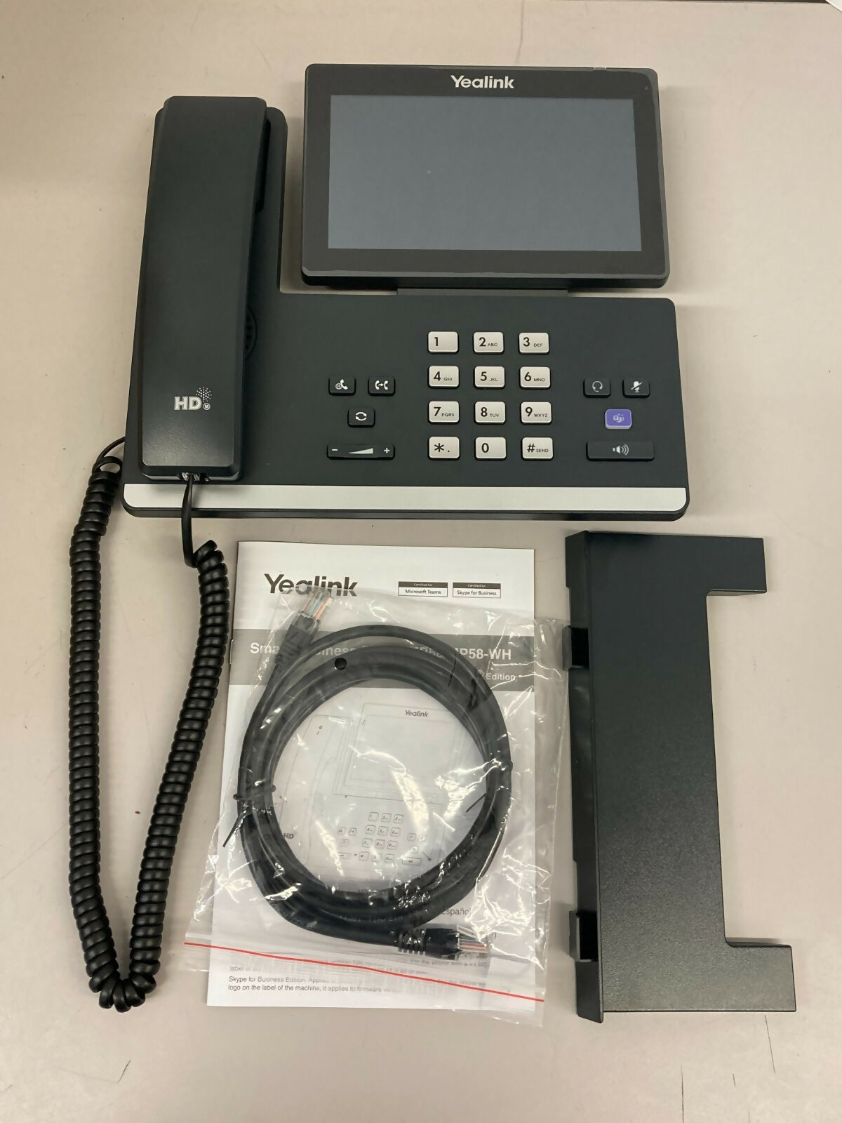 Yealink MP58 Teams Edition Smart Business Phone VOIP Touch Screen NIB