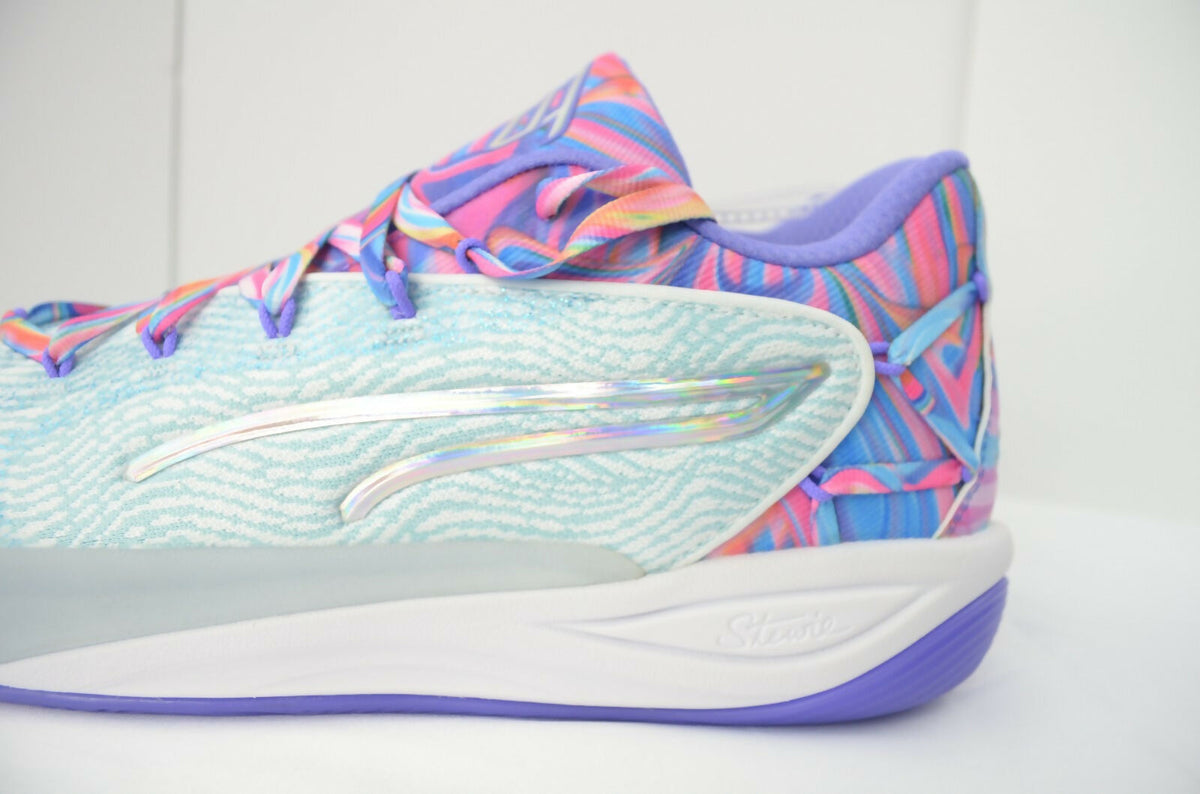 Puma Stewie 4 Prism Wns size 12 Mens size 10 5 Ice White Multi Shoes 311062 01