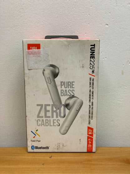 JBL Tune 225TWS Wireless Headphones - White JBLT225TWSWHTAM