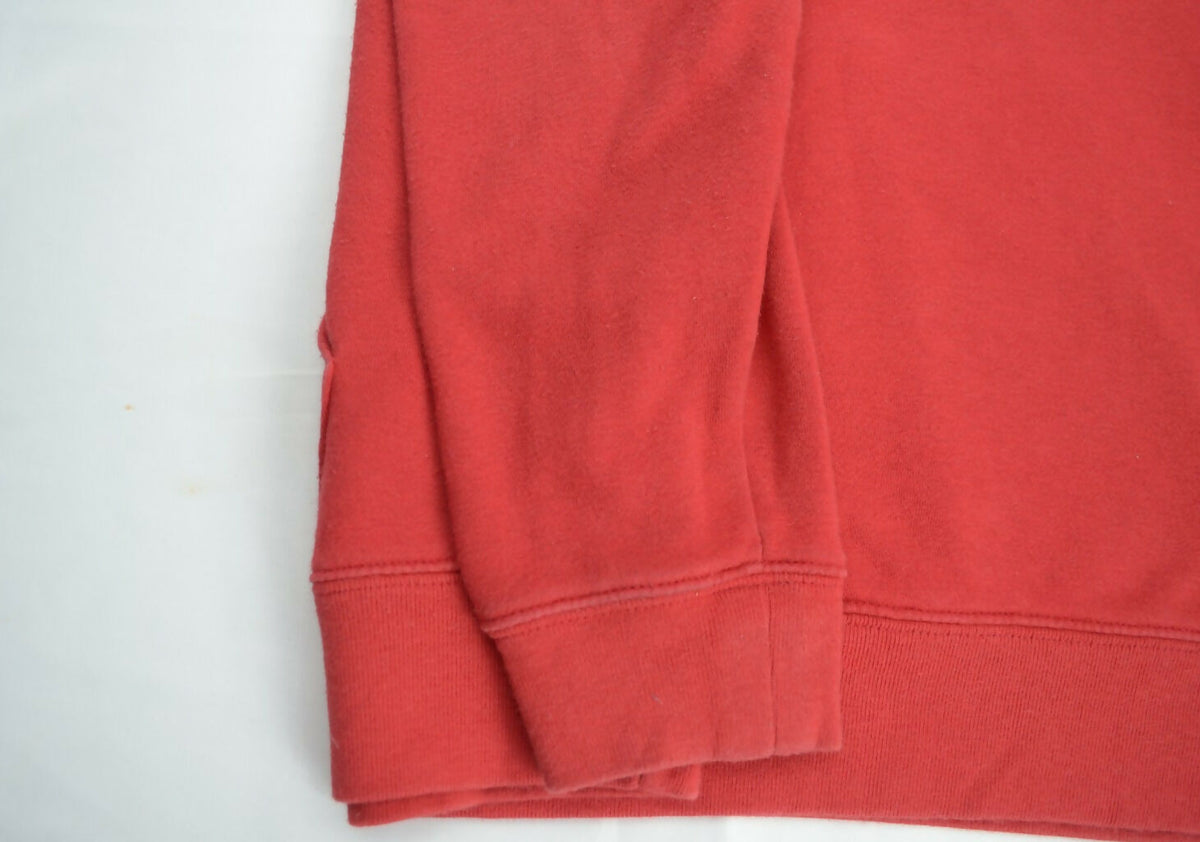 Gap Womens Red Fleece Tracksuit Set Hoodie Pants Size M Logo Pullover