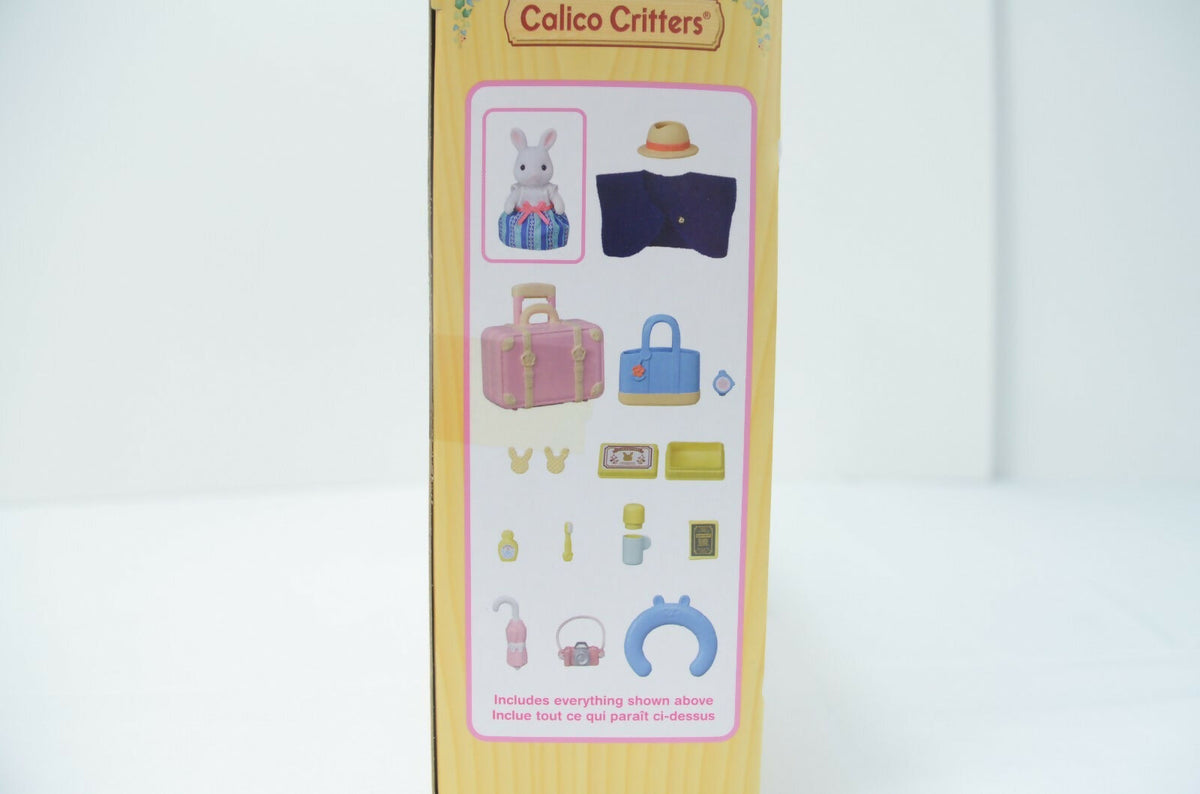 Calico Critters Weekend Travel Set Snow Rabbit Mom Brand New