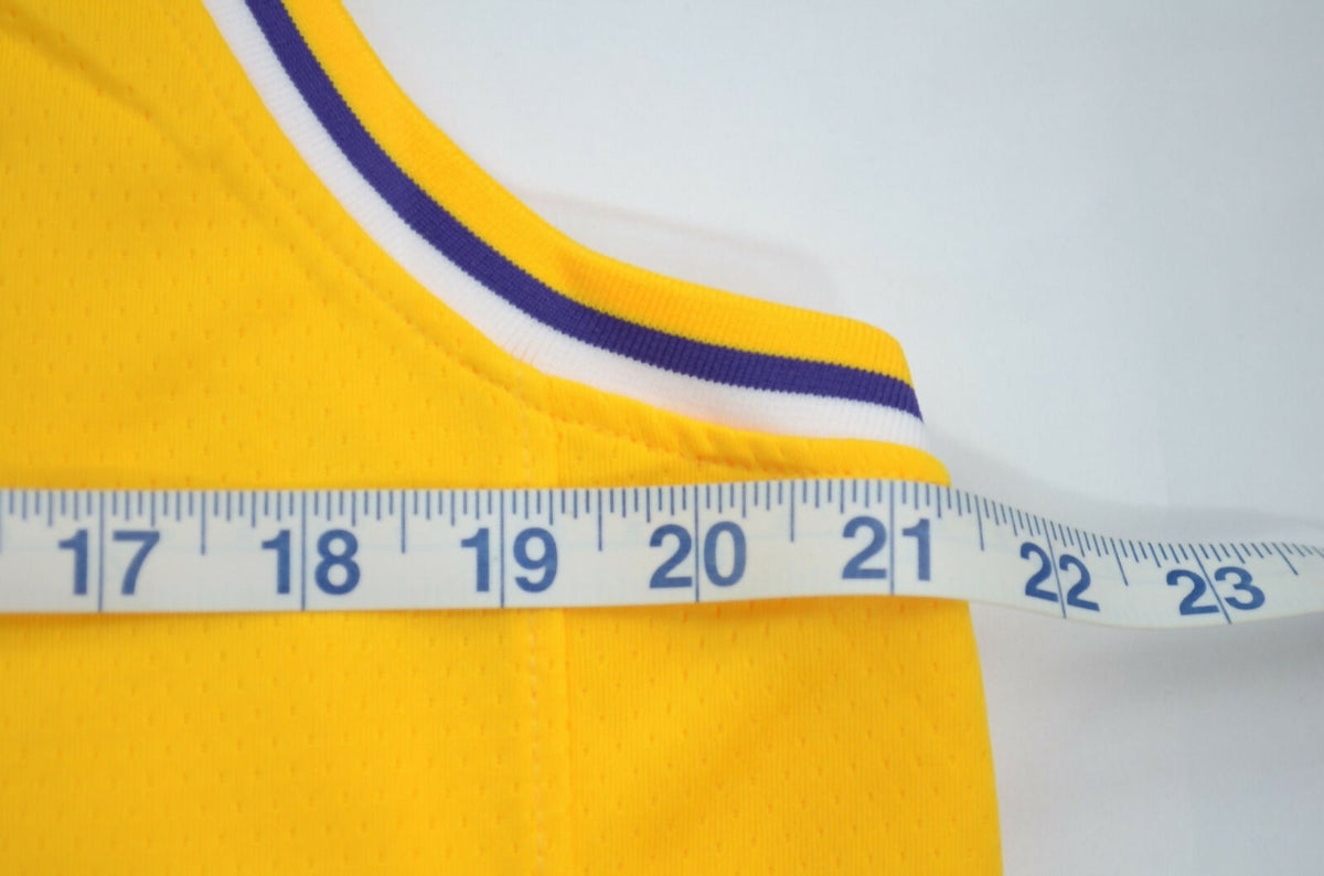 Luka Doncic 77 LA Lakers Gold NBA Swingman Jersey Icon Edition Size Large - NEW