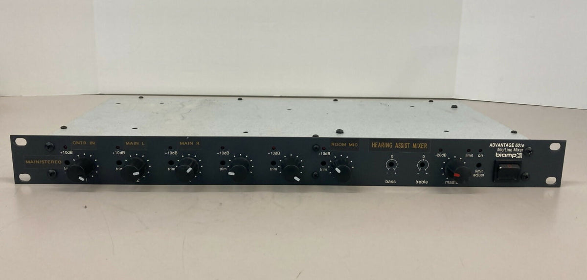 Biamp advantage 601e 6 channel Mic-Line Mixer