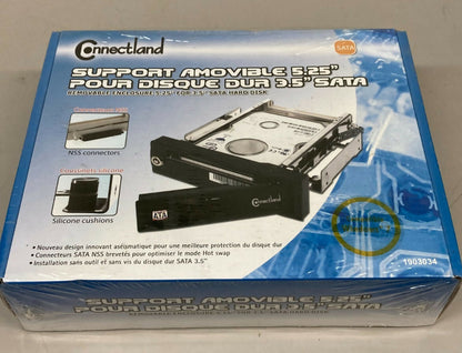 Connectland Support Amovible 5 1 4 3 1 2 SATA Hard Disk Removable Enclosure