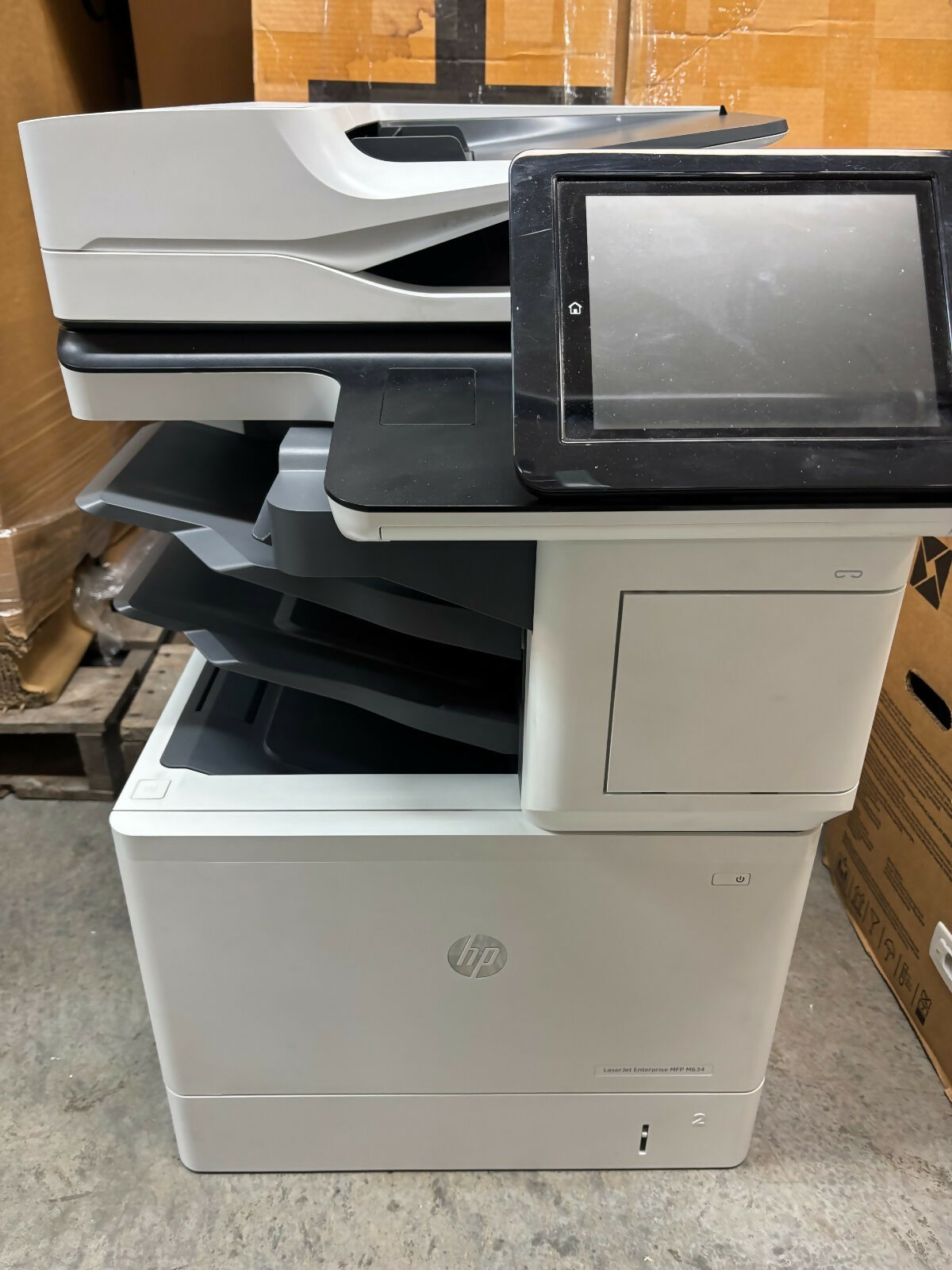 HP LaserJet Enterprise MFP M634 Multi-function Monochrome Laser Printer 35k pgs